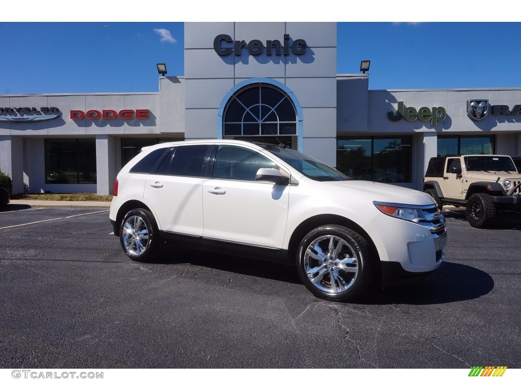 2012 Edge SEL - White Platinum Metallic Tri-Coat / Medium Light Stone photo #1
