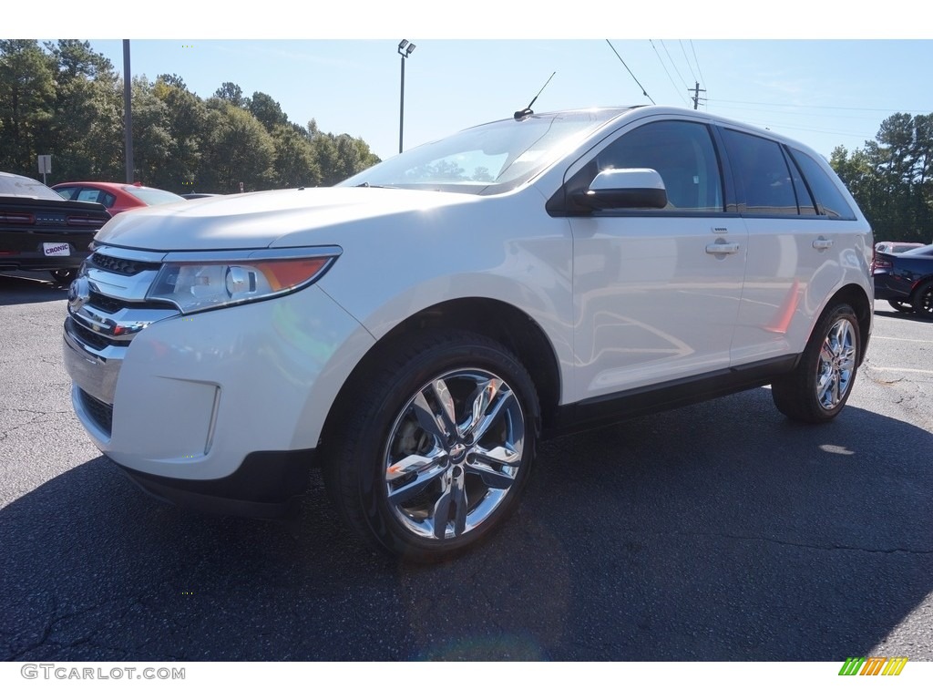 2012 Edge SEL - White Platinum Metallic Tri-Coat / Medium Light Stone photo #3