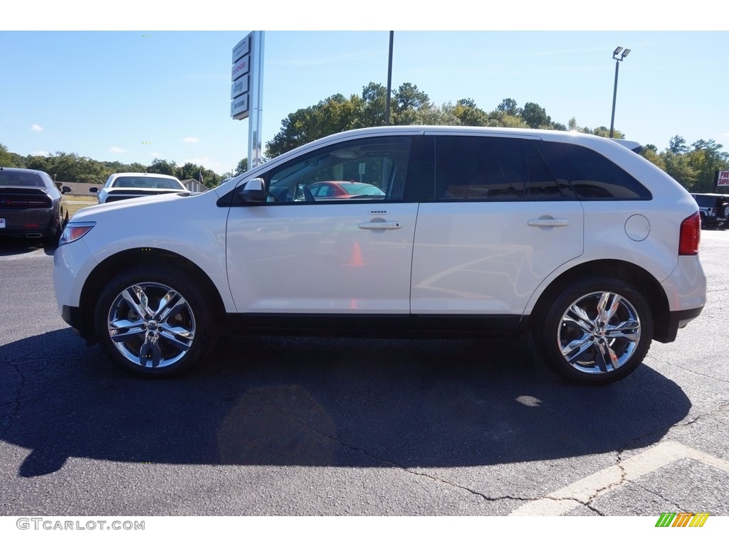 2012 Edge SEL - White Platinum Metallic Tri-Coat / Medium Light Stone photo #4