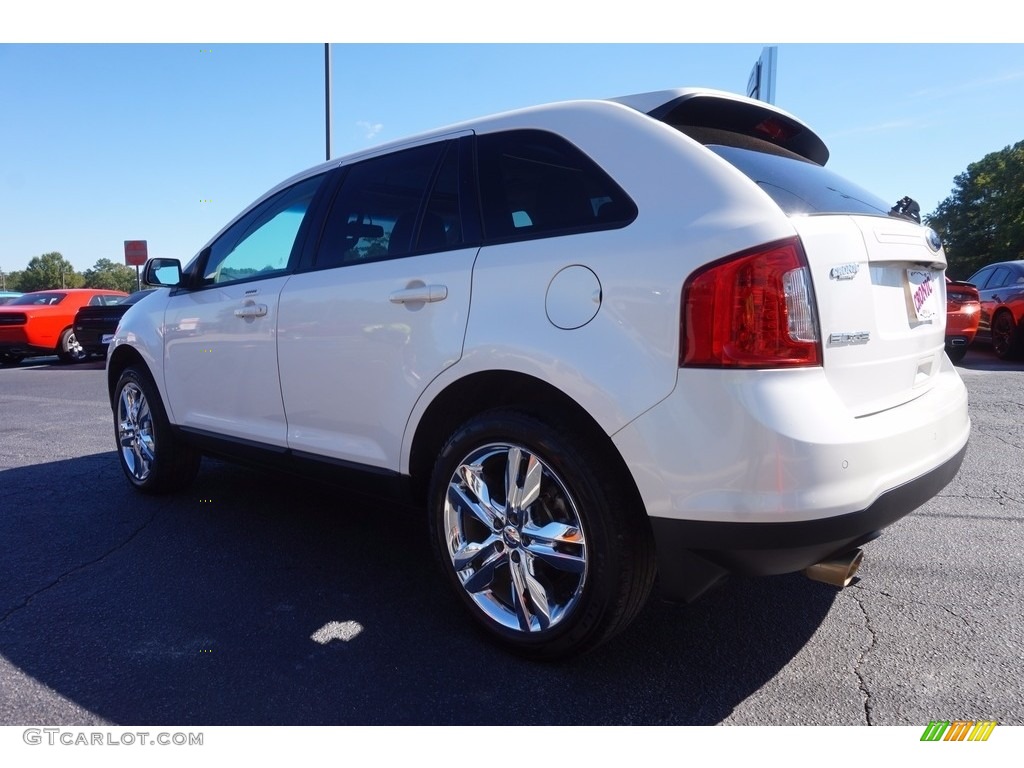 2012 Edge SEL - White Platinum Metallic Tri-Coat / Medium Light Stone photo #5