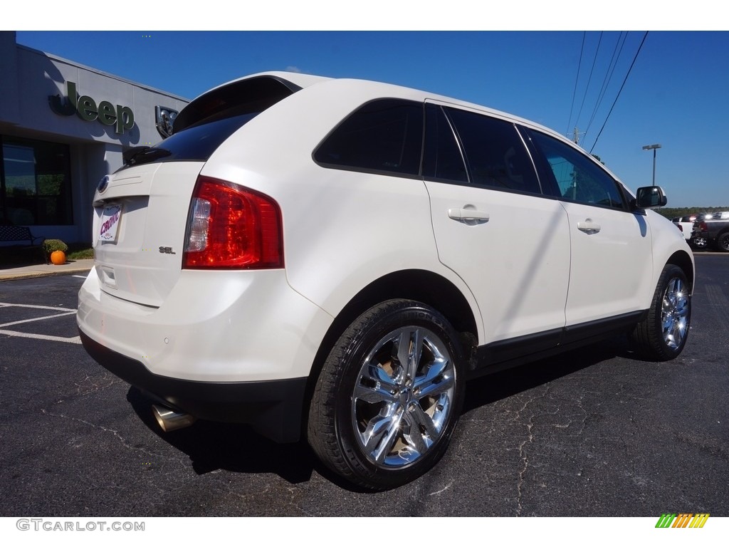 2012 Edge SEL - White Platinum Metallic Tri-Coat / Medium Light Stone photo #7