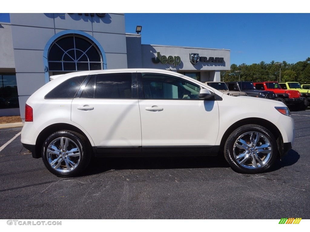 2012 Edge SEL - White Platinum Metallic Tri-Coat / Medium Light Stone photo #8