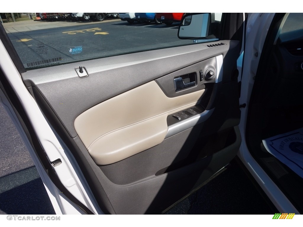 2012 Edge SEL - White Platinum Metallic Tri-Coat / Medium Light Stone photo #12