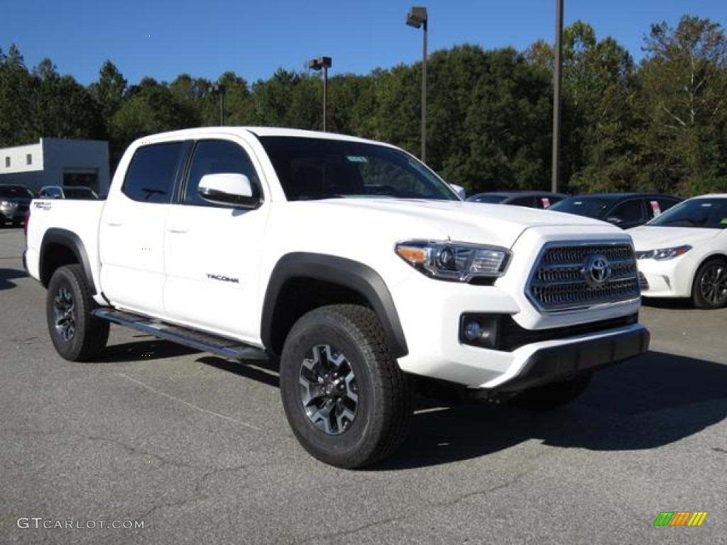 2017 Super White Toyota Tacoma Trd Off Road Double Cab 4x4 Super White Toyota Tacoma Trd Off Road