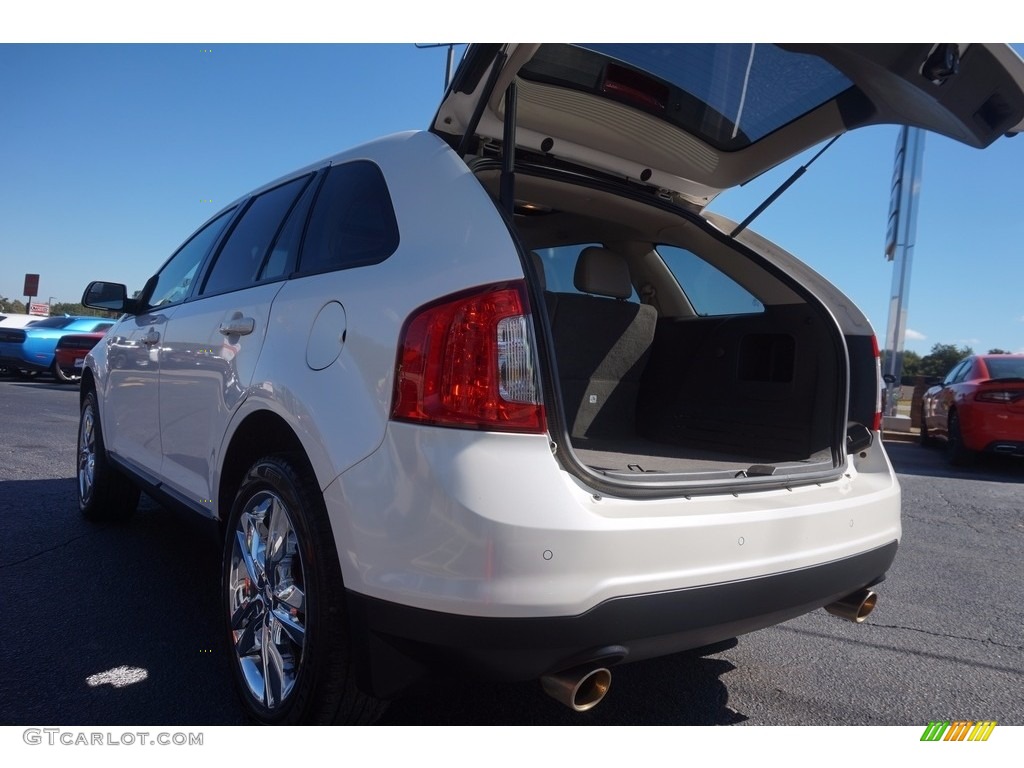 2012 Edge SEL - White Platinum Metallic Tri-Coat / Medium Light Stone photo #17