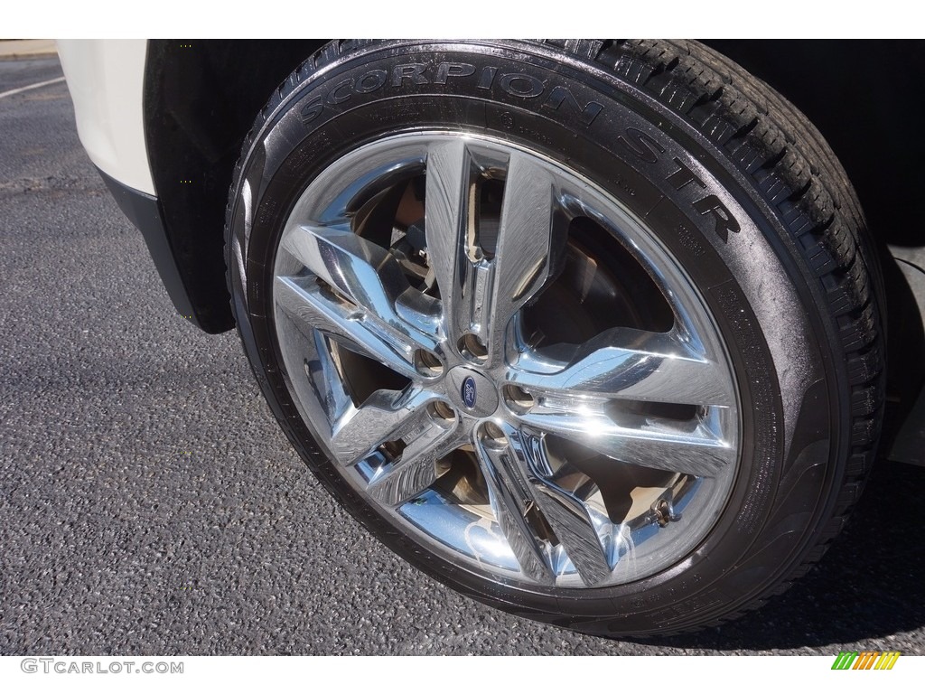 2012 Edge SEL - White Platinum Metallic Tri-Coat / Medium Light Stone photo #18