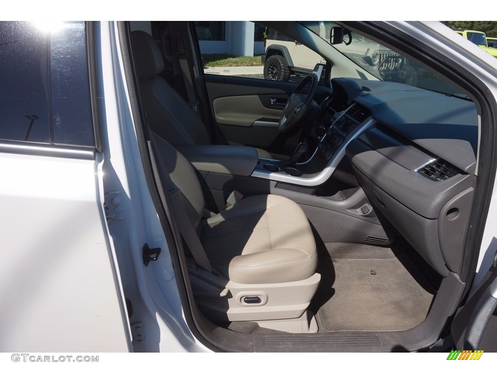 2012 Edge SEL - White Platinum Metallic Tri-Coat / Medium Light Stone photo #20