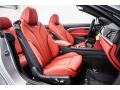  2017 4 Series 430i Convertible Coral Red Interior