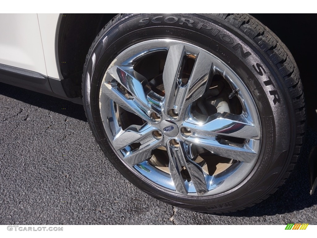 2012 Edge SEL - White Platinum Metallic Tri-Coat / Medium Light Stone photo #22
