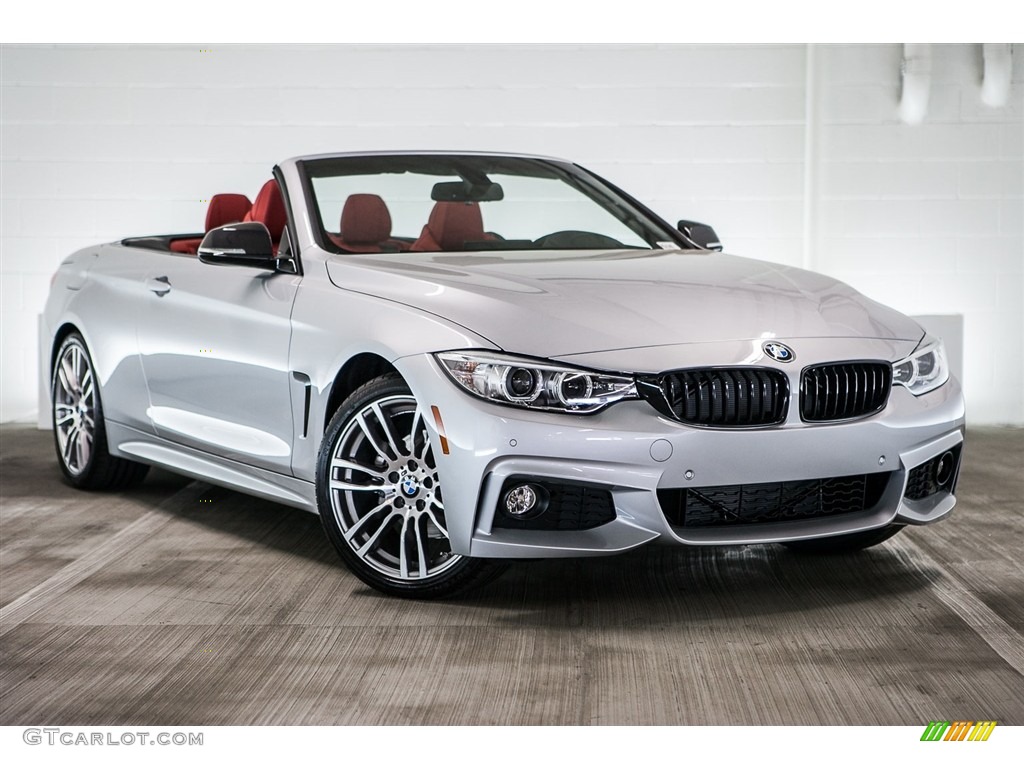 Glacier Silver Metallic 2017 BMW 4 Series 430i Convertible Exterior Photo #116345933