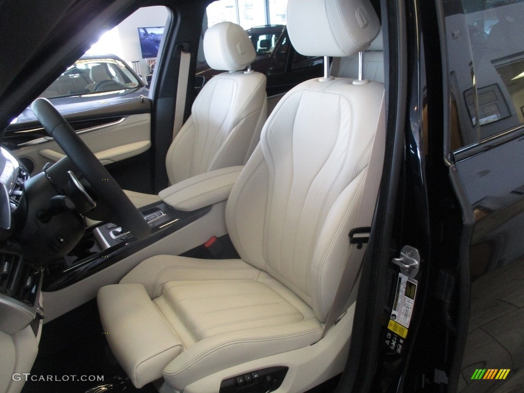Ivory White/Black Interior 2017 BMW X5 xDrive35i Photo #116348363