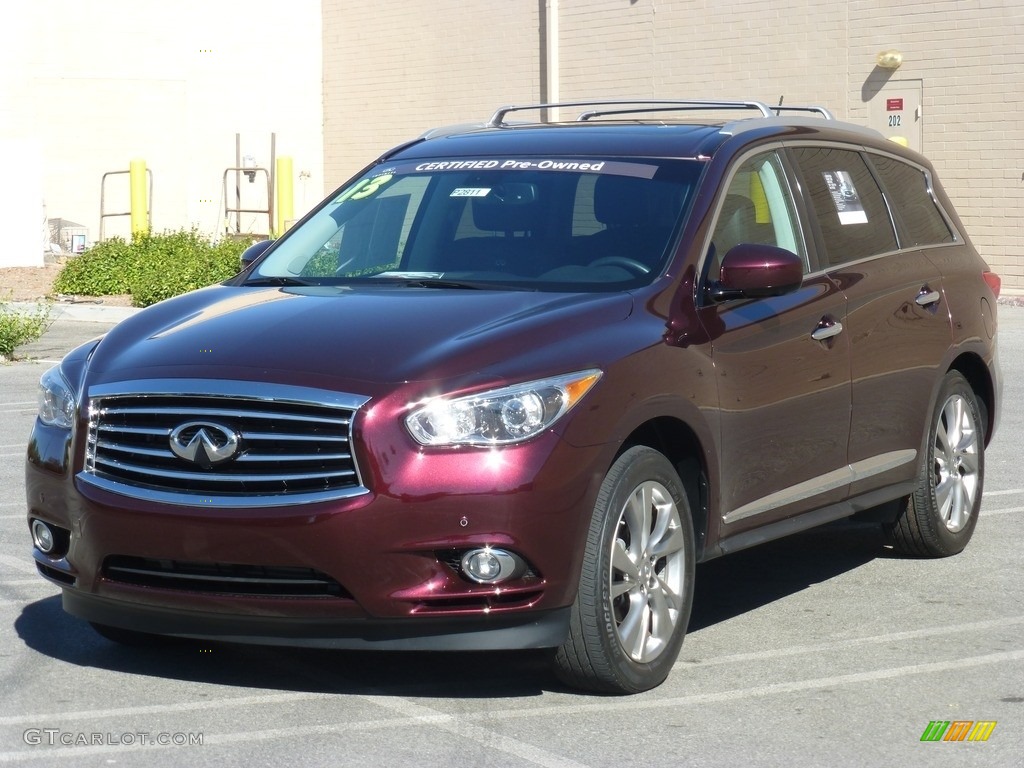 2013 JX 35 AWD - Midnight Garnet / Graphite photo #19