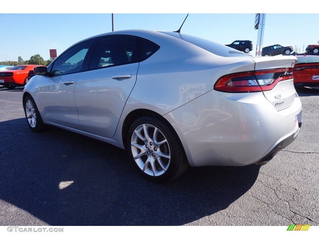 2013 Dart Rallye - Bright Silver Metallic / Black/Light Diesel Gray photo #5