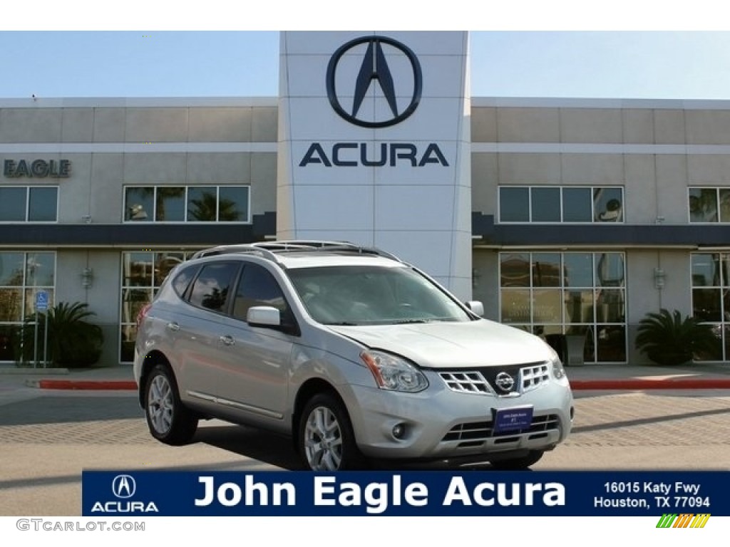 2011 Rogue SV - Silver Ice Metallic / Gray photo #1