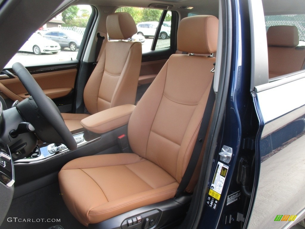 2017 X3 xDrive28i - Deep Sea Blue Metallic / Saddle Brown photo #12