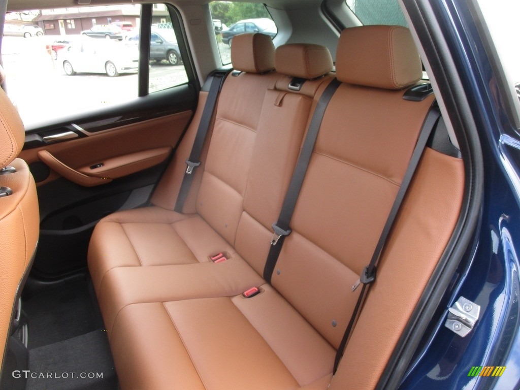 2017 X3 xDrive28i - Deep Sea Blue Metallic / Saddle Brown photo #13