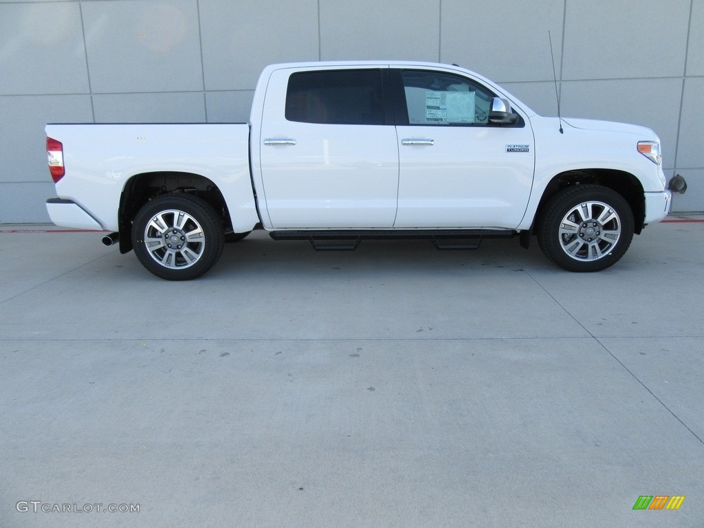 Super White 2017 Toyota Tundra Platinum CrewMax 4x4 Exterior Photo #116350604