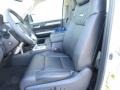 Front Seat of 2017 Tundra Platinum CrewMax 4x4