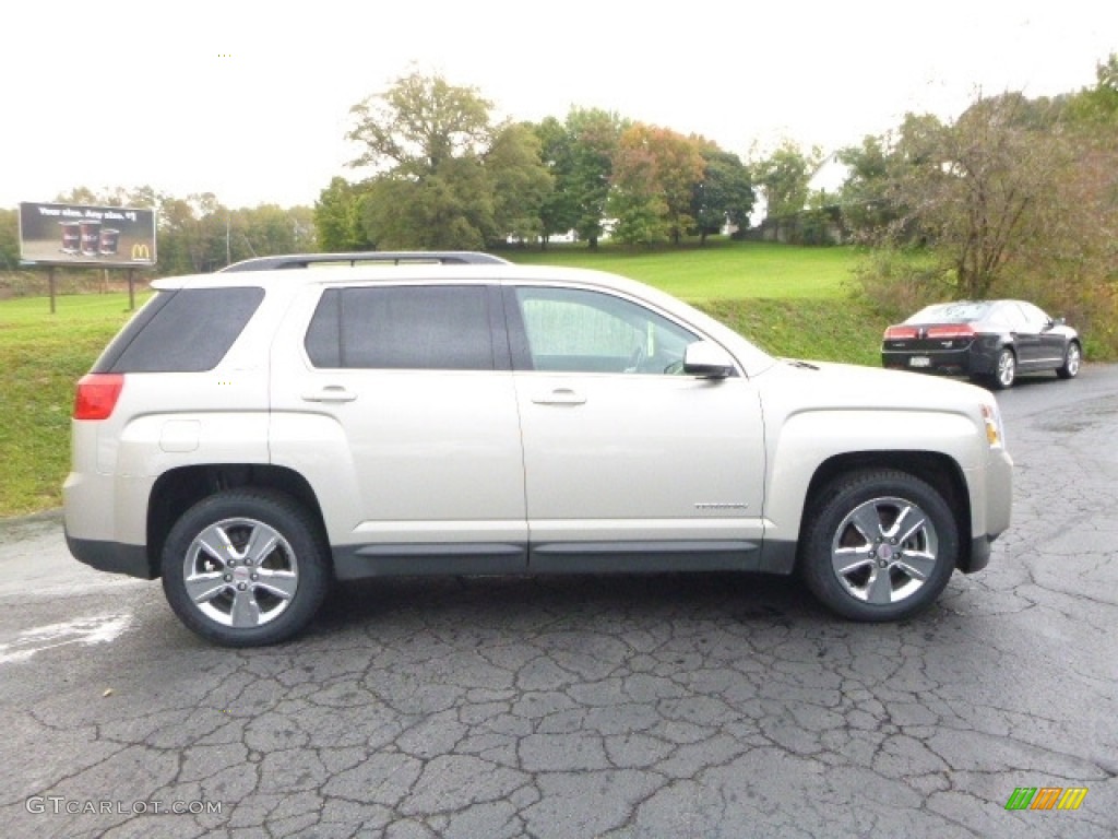 2014 Terrain SLT AWD - Champagne Silver Metallic / Brownstone photo #8