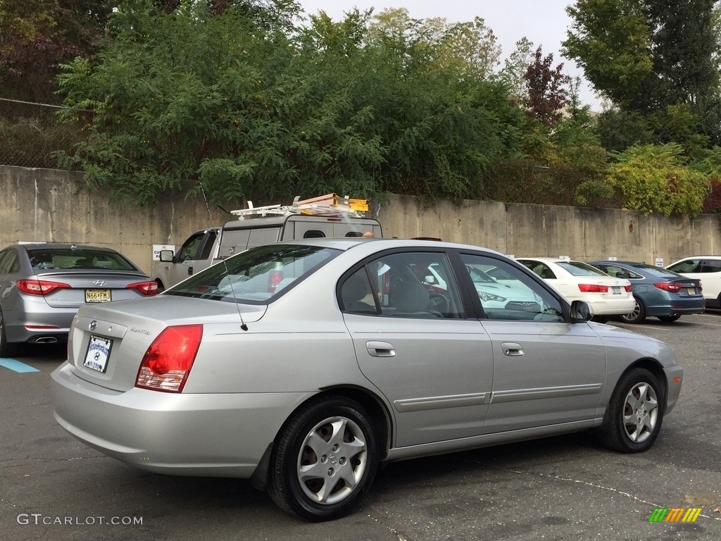 2006 Elantra GLS Sedan - Sterling Silver / Gray photo #4