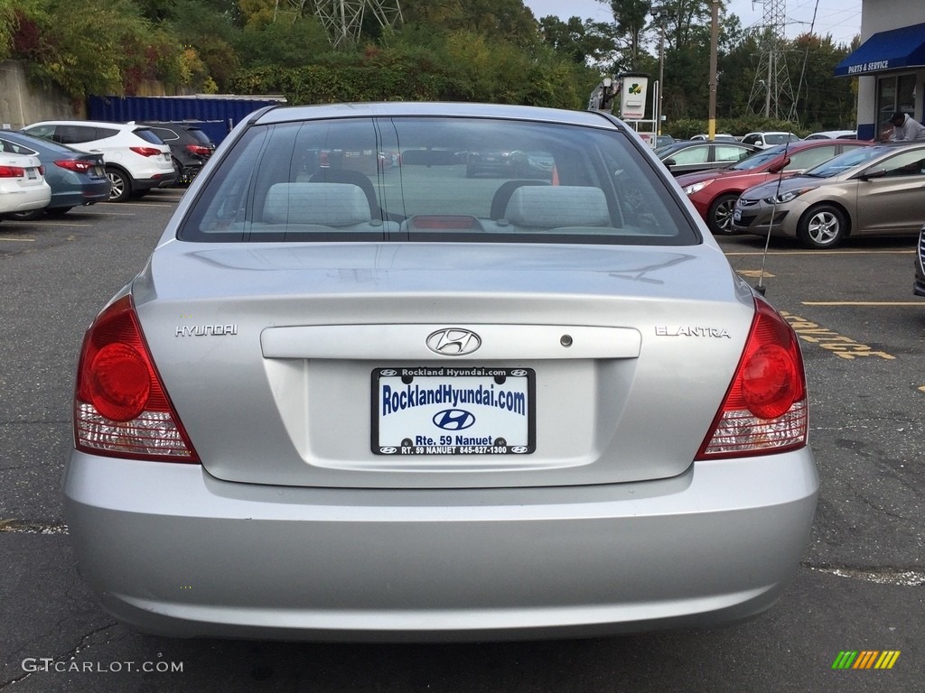 2006 Elantra GLS Sedan - Sterling Silver / Gray photo #5
