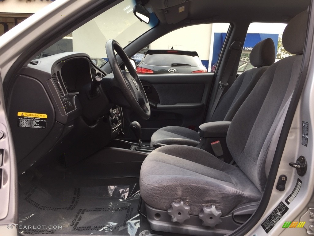 2006 Elantra GLS Sedan - Sterling Silver / Gray photo #10
