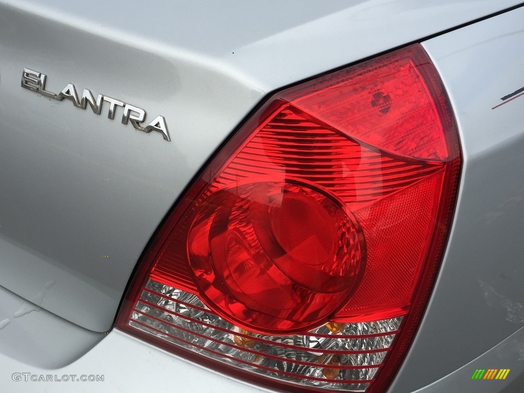 2006 Elantra GLS Sedan - Sterling Silver / Gray photo #18