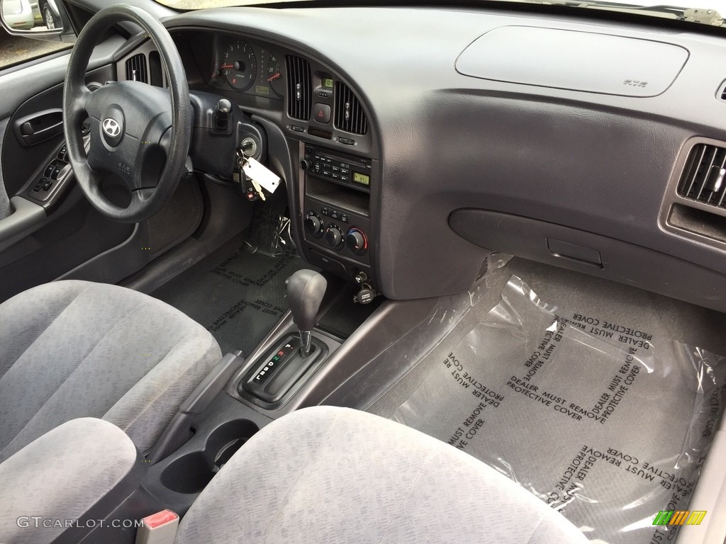 2006 Elantra GLS Sedan - Sterling Silver / Gray photo #21