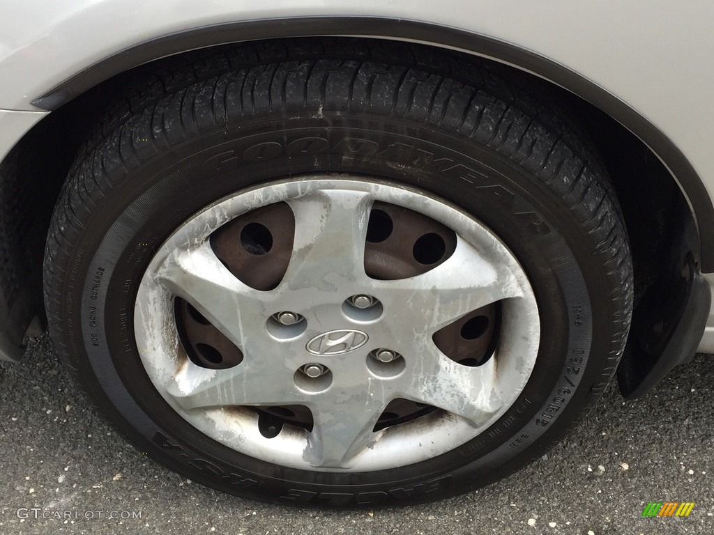 2006 Elantra GLS Sedan - Sterling Silver / Gray photo #25