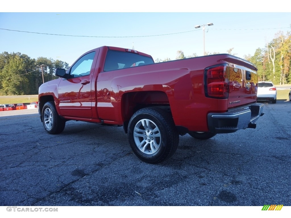 2017 Silverado 1500 LT Regular Cab - Red Hot / Jet Black photo #5