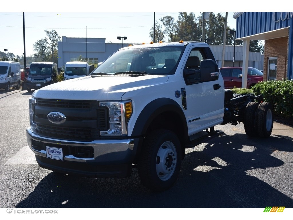 Shadow Black 2017 Ford F550 Super Duty XL Regular Cab 4x4 Chassis Exterior Photo #116354597