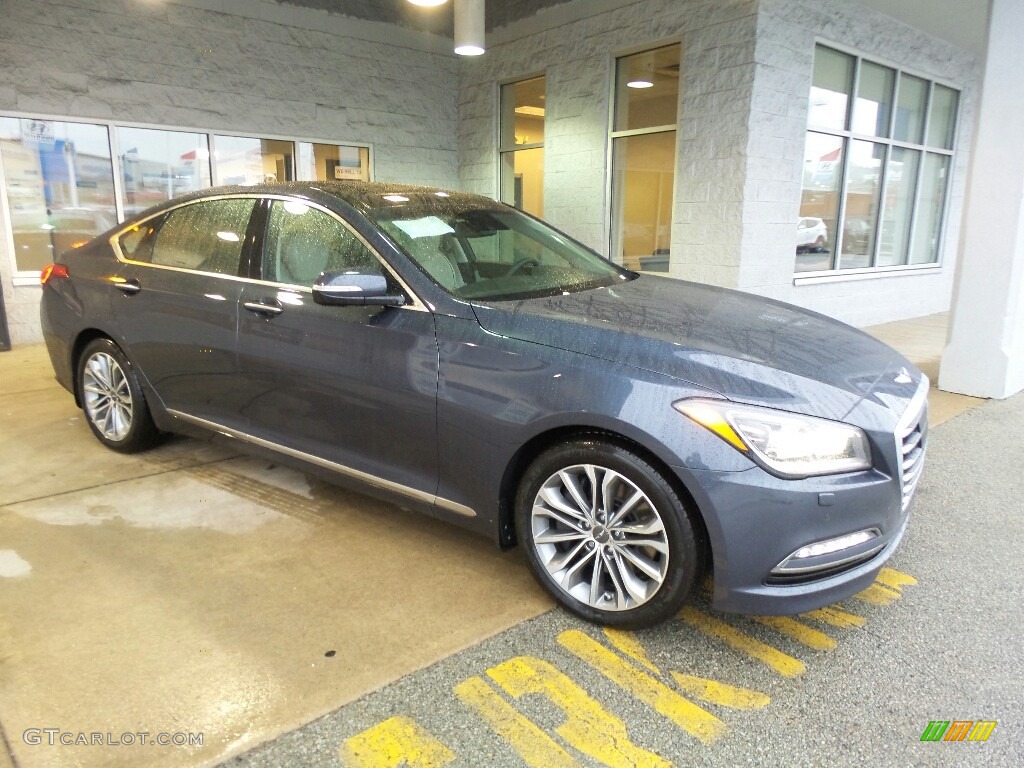 2017 Genesis G80 AWD - Himalayan Gray / Beige Two Tone photo #1