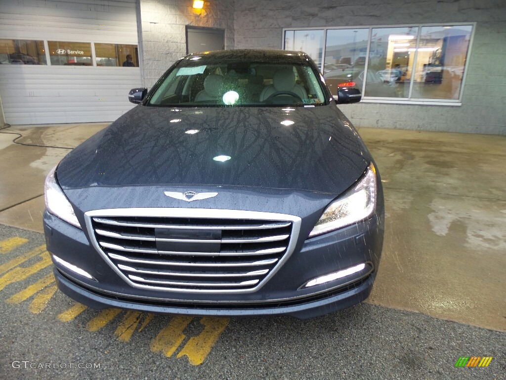 2017 Genesis G80 AWD - Himalayan Gray / Beige Two Tone photo #4