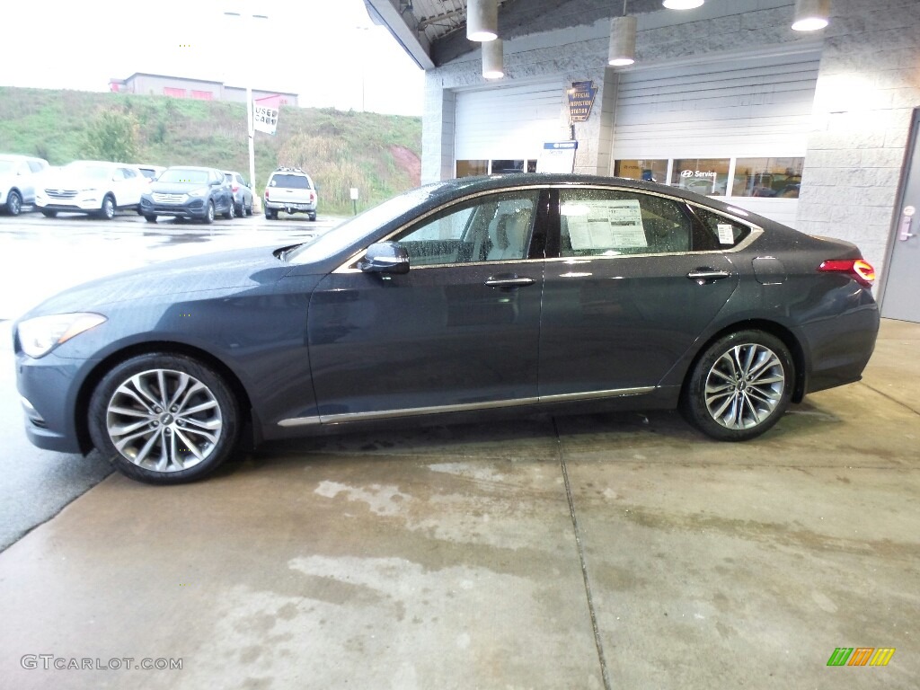 2017 Genesis G80 AWD - Himalayan Gray / Beige Two Tone photo #6