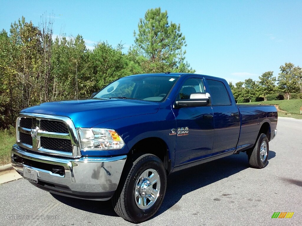 Blue Streak Pearl 2017 Ram 2500 Tradesman Crew Cab 4x4 Exterior Photo #116355833