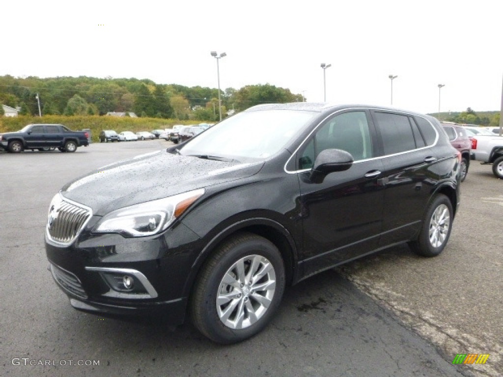 Ebony Twilight Metallic 2017 Buick Envision Essence AWD Exterior Photo #116356067