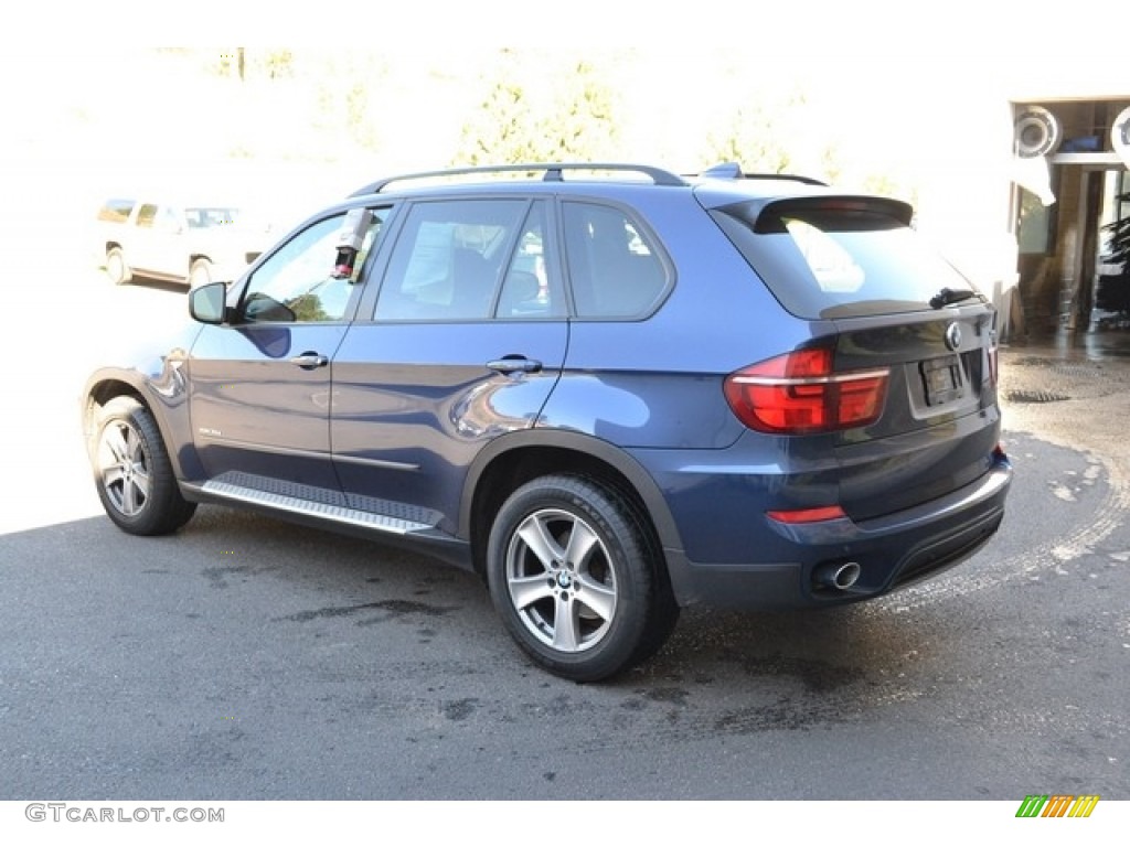 2012 X5 xDrive35d - Deep Sea Blue Metallic / Cinnamon Brown photo #4