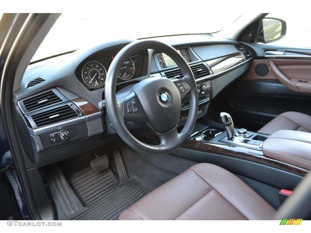 2012 X5 xDrive35d - Deep Sea Blue Metallic / Cinnamon Brown photo #7