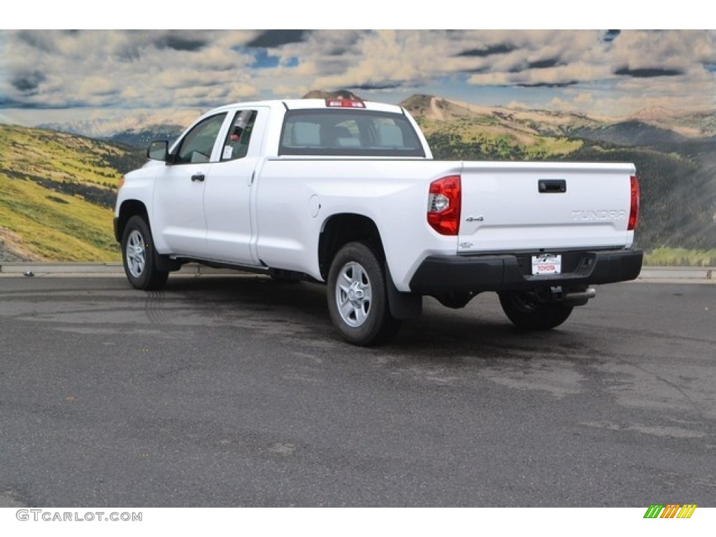 2017 Tundra SR5 Double Cab 4x4 - Super White / Graphite photo #3