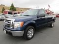 2009 Dark Blue Pearl Metallic Ford F150 XLT Regular Cab  photo #3