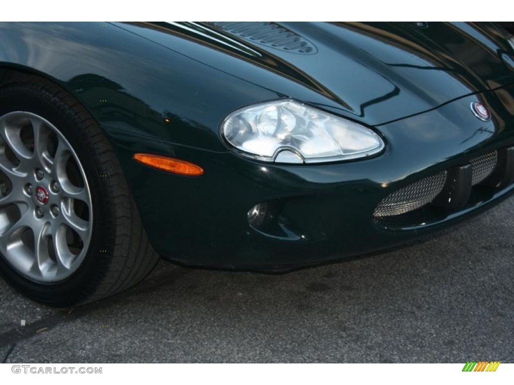 2000 XK XKR Convertible - British Racing Green / Cashmere photo #6