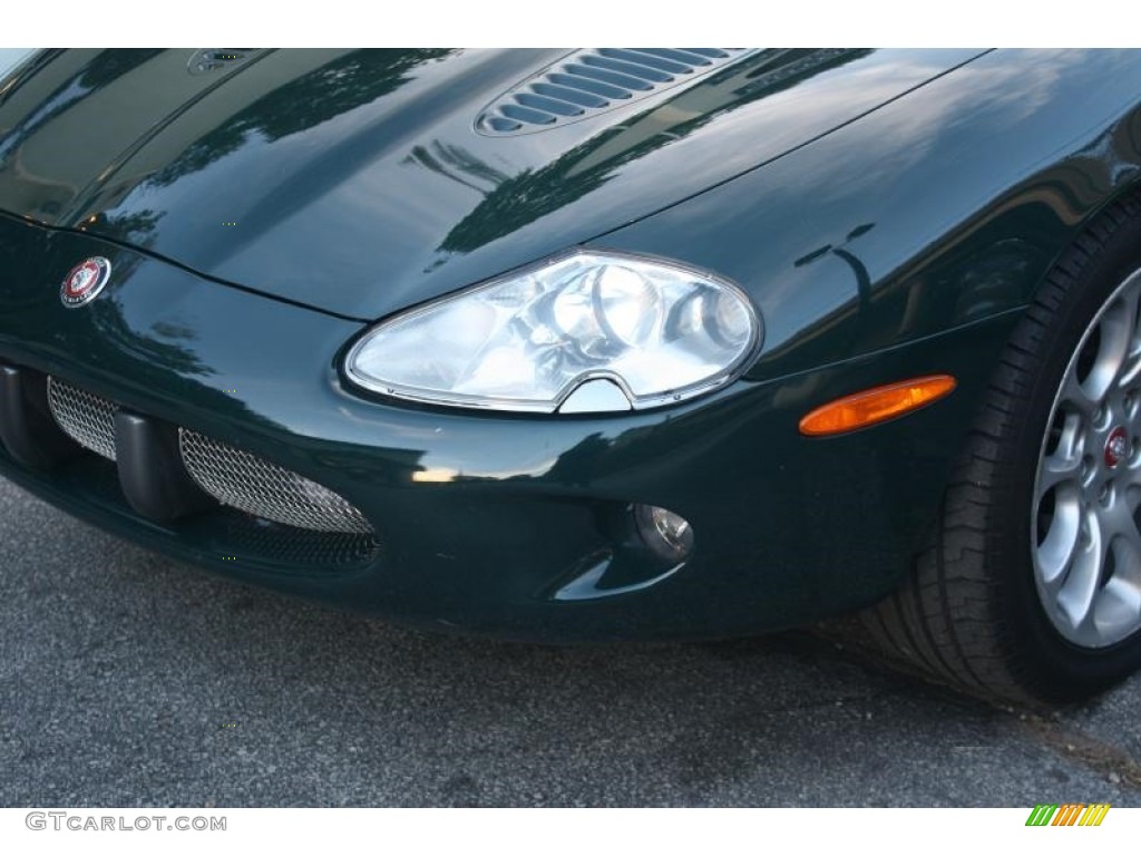 2000 XK XKR Convertible - British Racing Green / Cashmere photo #9