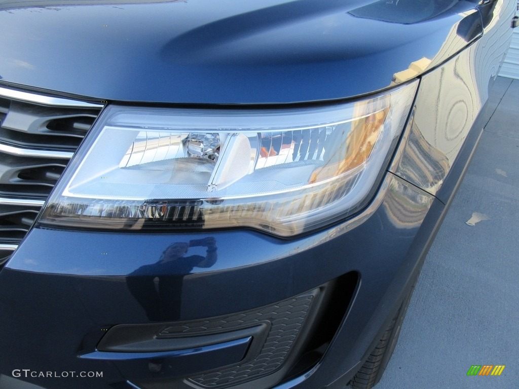 2017 Explorer FWD - Blue Jeans / Medium Light Camel photo #9