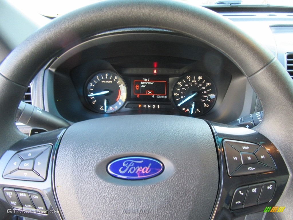 2017 Explorer FWD - Blue Jeans / Medium Light Camel photo #29