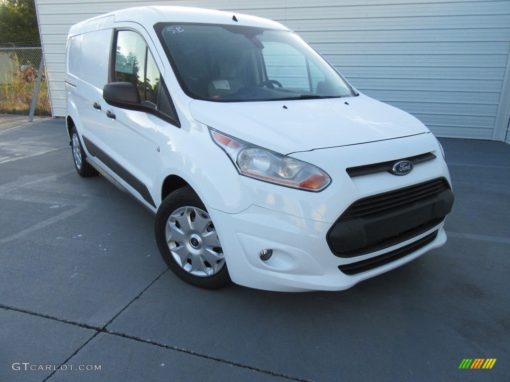 Frozen White 2017 Ford Transit Connect XLT Van Exterior Photo #116361161