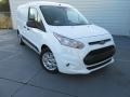 Frozen White 2017 Ford Transit Connect XLT Van Exterior