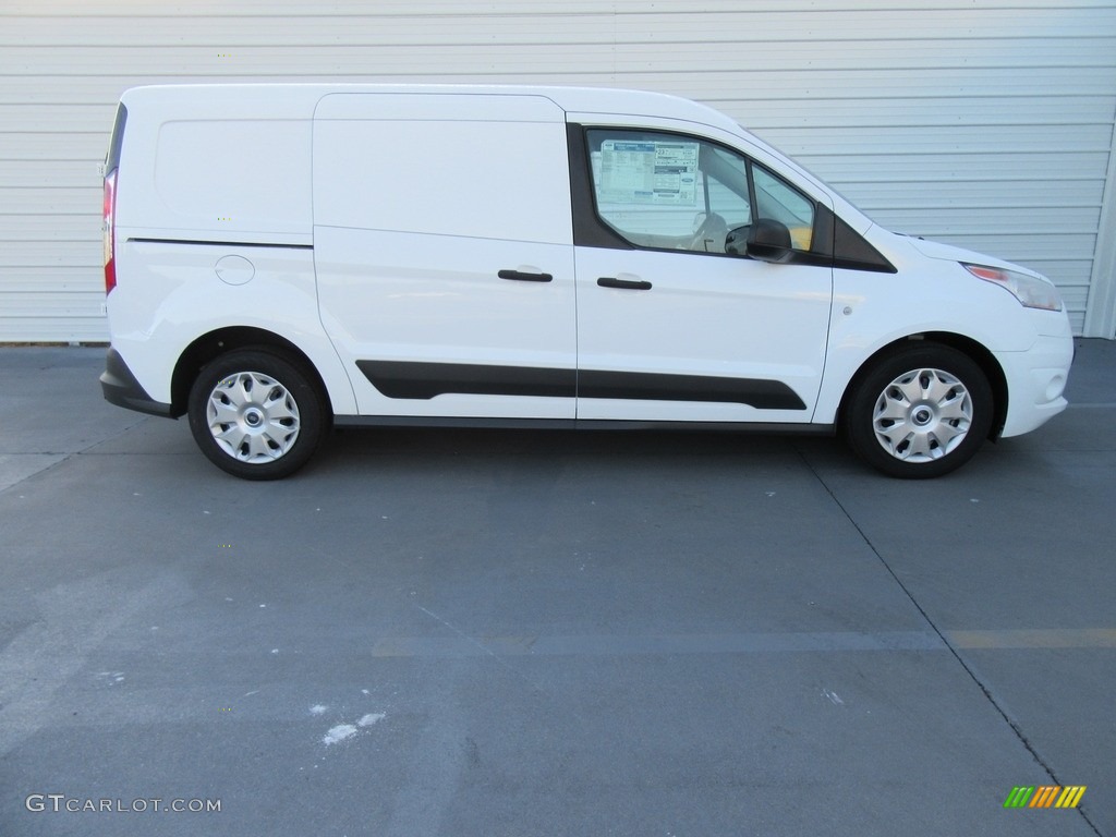 Frozen White 2017 Ford Transit Connect XLT Van Exterior Photo #116361185