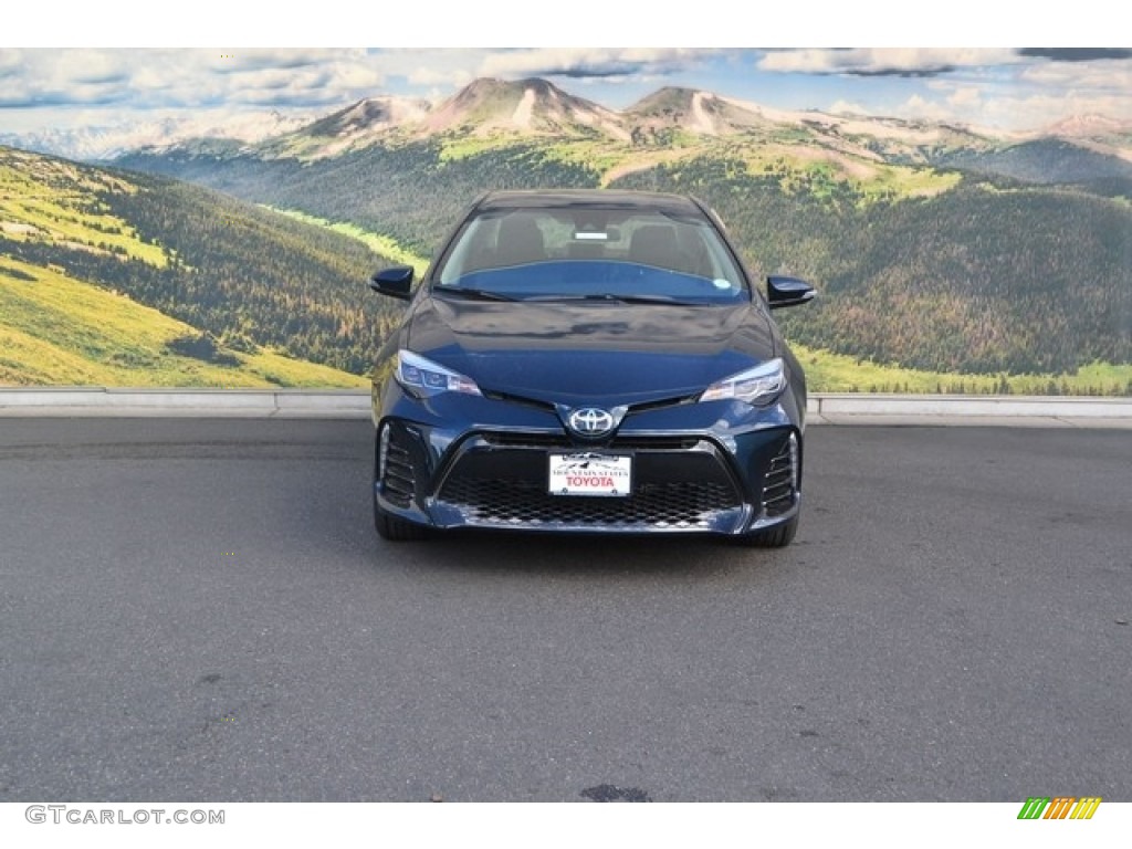 2017 Corolla SE - Galactic Aqua Mica / Black photo #2
