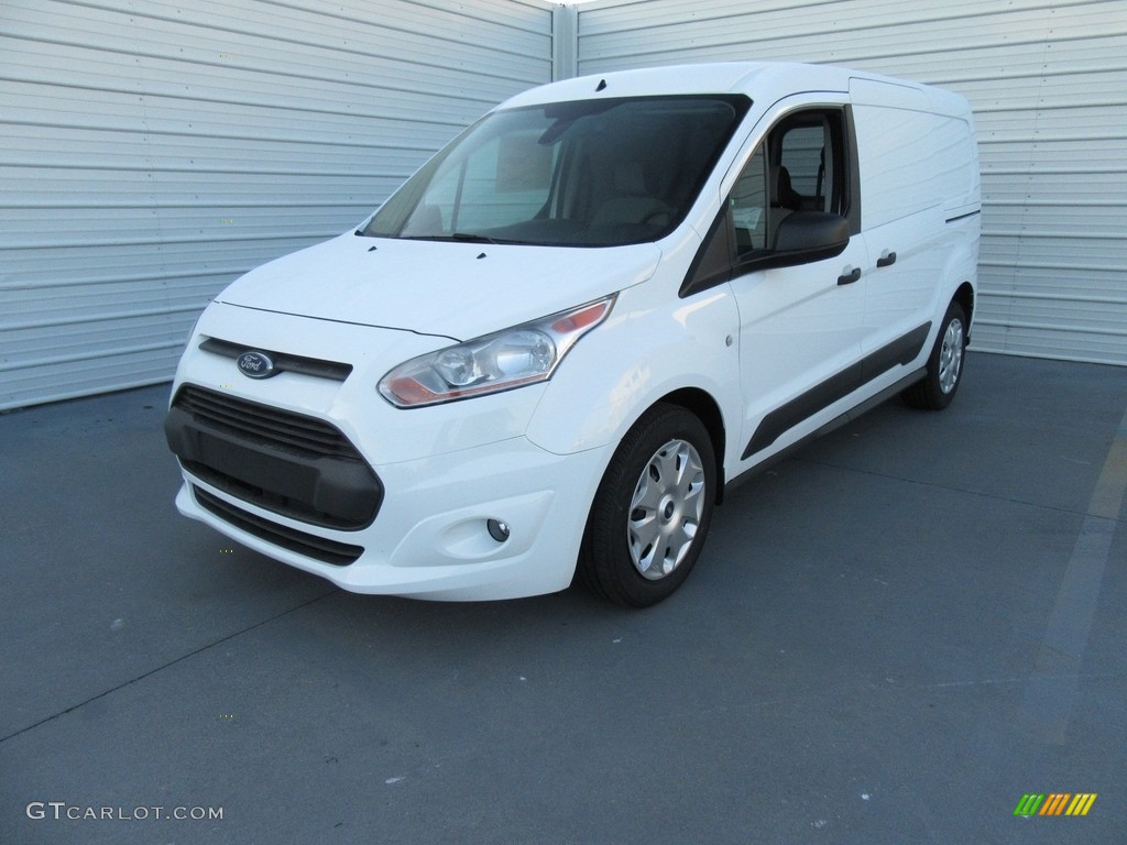 Frozen White 2017 Ford Transit Connect XLT Van Exterior Photo #116361287