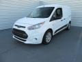 Frozen White 2017 Ford Transit Connect XLT Van Exterior